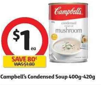 Coles Campbell's Condensed Soup 400g-420g offer
