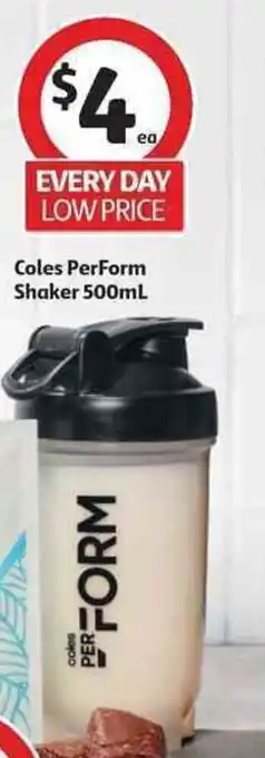 Coles Coles Perform Shaker 500ml offer