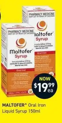 Maltofer oral iron liquid syrup 150ml