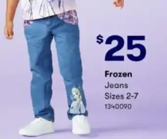 BIG W Frozen Jeans Sizes 2-7 offer