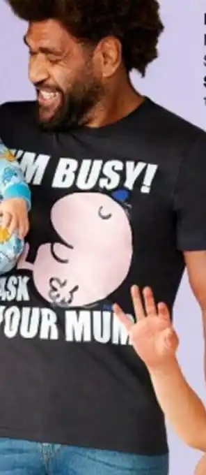 BIG W Mr. Men Men's Mr. Lazy Tee S-3XL offer