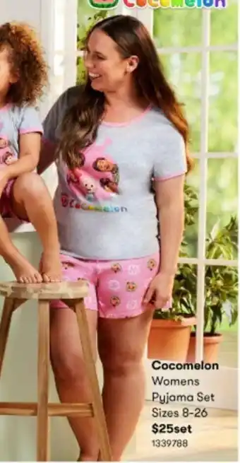 BIG W Cocomelon Womens Pyjama Set Sizes 8-26 offer