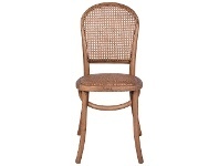 LivingStyles Connel Rattan & Oak Timber Dining Chair offer