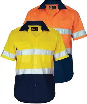 RSEA Safety Eleven aerocool hi-vis spliced hoop taped s/s shirt offer