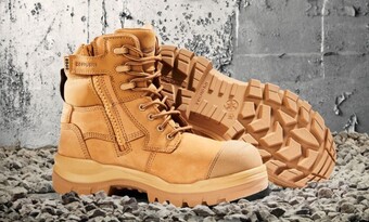 Blundstone 8560 - rotoflex® - zip sided lace up safety boots with scuff cap