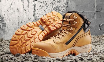 RSEA Safety Magnum precision max w'proof zip sided lace up safety boots offer
