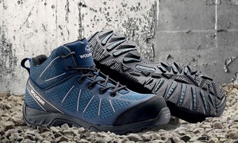 Wolverine amherst ii mid lace up safety sneakers