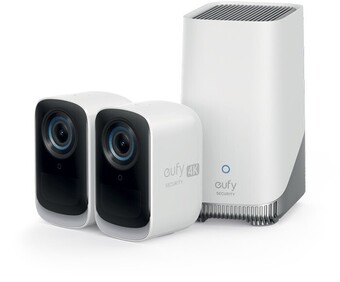 Eufy security wireless 4k security camera system 2 pack^