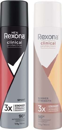 IGA Rexona clinical protection antiperspirant deodorant 180ml offer