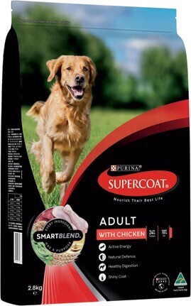 IGA Supercoat smart blend dry dog food 2.6-2.8kg selected varieties offer