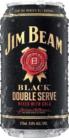 IGA Jim beam black double serve 6.9% 10 pack offer