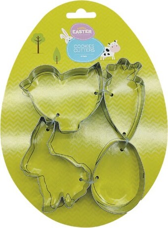 Easter cookie cutter pk 4