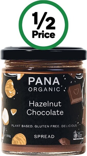 Woolworths Pana organic spread 200g offer