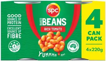 Woolworths Spc baked beans 4 x 220g offer