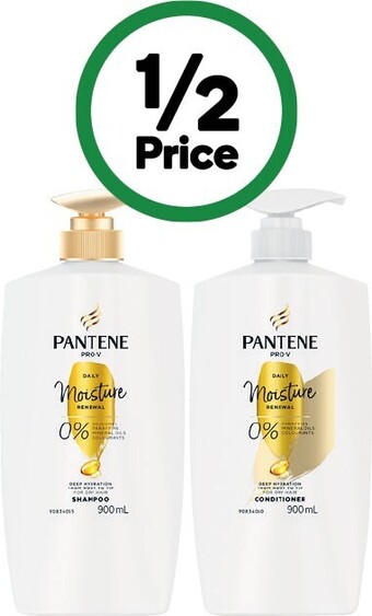 Woolworths Pantene pro-v shampoo or conditioner 900ml offer