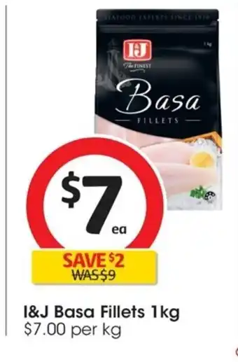 I&J Basa Fillets 1 kg