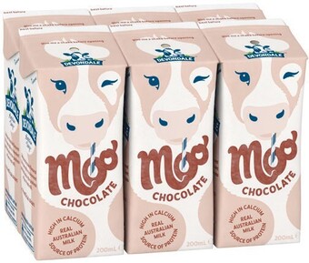 Woolworths Devondale moo 6 x 200ml offer