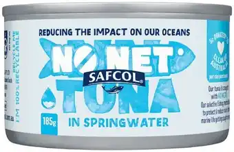 Woolworths Safcol no nets tuna 185g offer