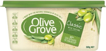 Woolworths Olive grove spread 500g offer