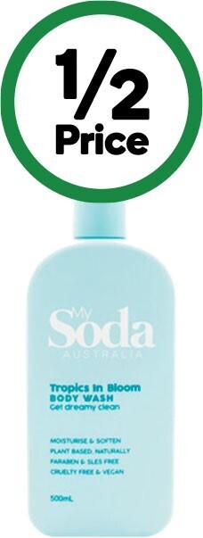 Woolworths My soda body wash 500ml offer