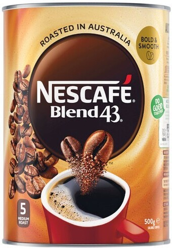 Woolworths Nescafe blend 43 coffee 500g offer