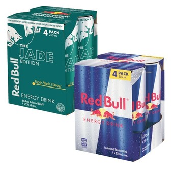 Coles Red bull energy drink 4x250ml offer