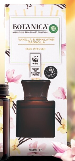 Coles Botanica by airwick reed diffuser 80ml offer