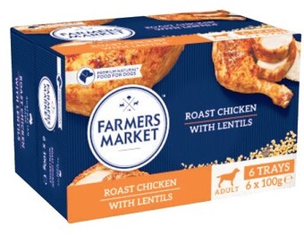 Coles Farmers market dog food 6x100g offer