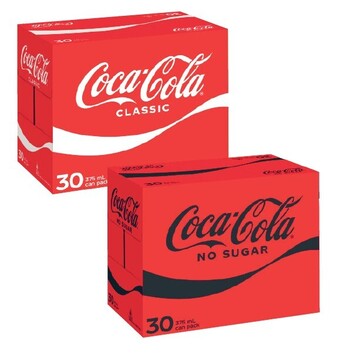Coles Coca-cola soft drink 30x375ml offer