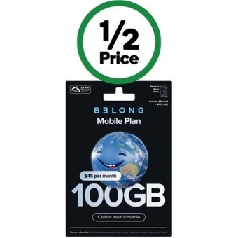 Woolworths Belong $45 starter pack‡ offer
