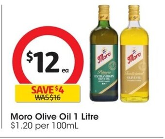 Coles Moro Olive Oil 1Litre offer