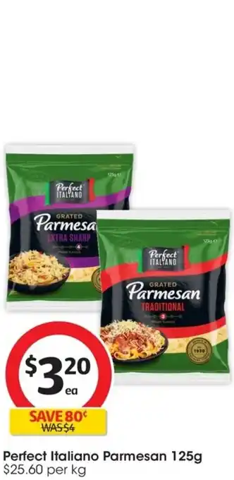 Coles Perfect Italiano Parmesan 125g offer