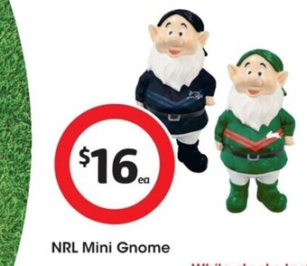 Coles NRL Mini Gnome offer
