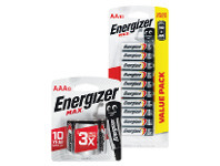 Foodworks Energizer Max AAA 8 Pack or AA 10 Pack Batteries offer