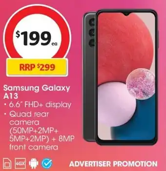 Coles Samsung Galaxy A13 offer