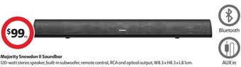 Majority Snowdon II Soundbar