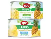 Foodworks SPC Tropics Pineapple Slices or Pieces 227g offer