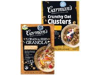 Foodworks Carman’s 5 Grain & Seed Granola or Clusters 450/500g offer