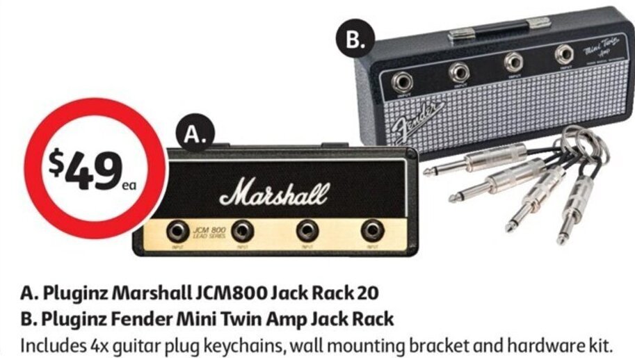 Pluginz Marshall JCM800 Jack Rack 20 and Pluginz Fender Mini Twin Amp