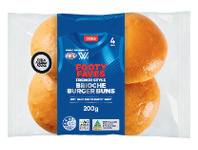Coles Brioche Buns & Sliders 2 Pack, 4 Pack, 6 Pack or 8 Pack