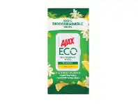 Ajax Eco Antibacterial Disinfectant Cleaning Wipes Lemon 110 Pack