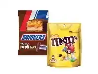 Coles Mars M&M’s, Maltesers or Pods 120g-180g or Mars or Skittles Funsize 132g-216g offer