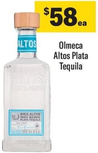 Coles Olmeca Altos Plata Tequila offer