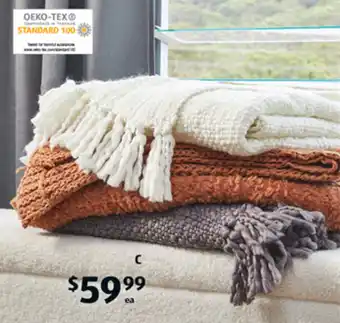 ALDI Textured Throw Blanket offer