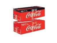 Coles Coca-Cola, Fanta or Sprite Soft Drink 10x375ml offer