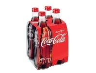 Coles Coca-Cola Glass Soft Drink 4x300ml offer