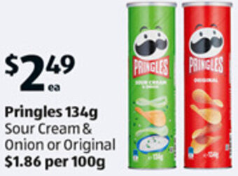 ALDI Pringles 134g offer