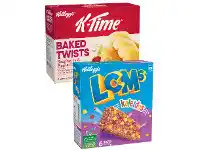 Coles Kellogg’s LCMs 120g-138g, K-Time 165g-185g or Nutri-Grain Bars 144g offer