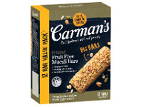 Coles Carman’s Bars Value Pack 350g-540g offer