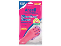 Coles Ansell Pink Silverlined Gloves 1 Pair offer